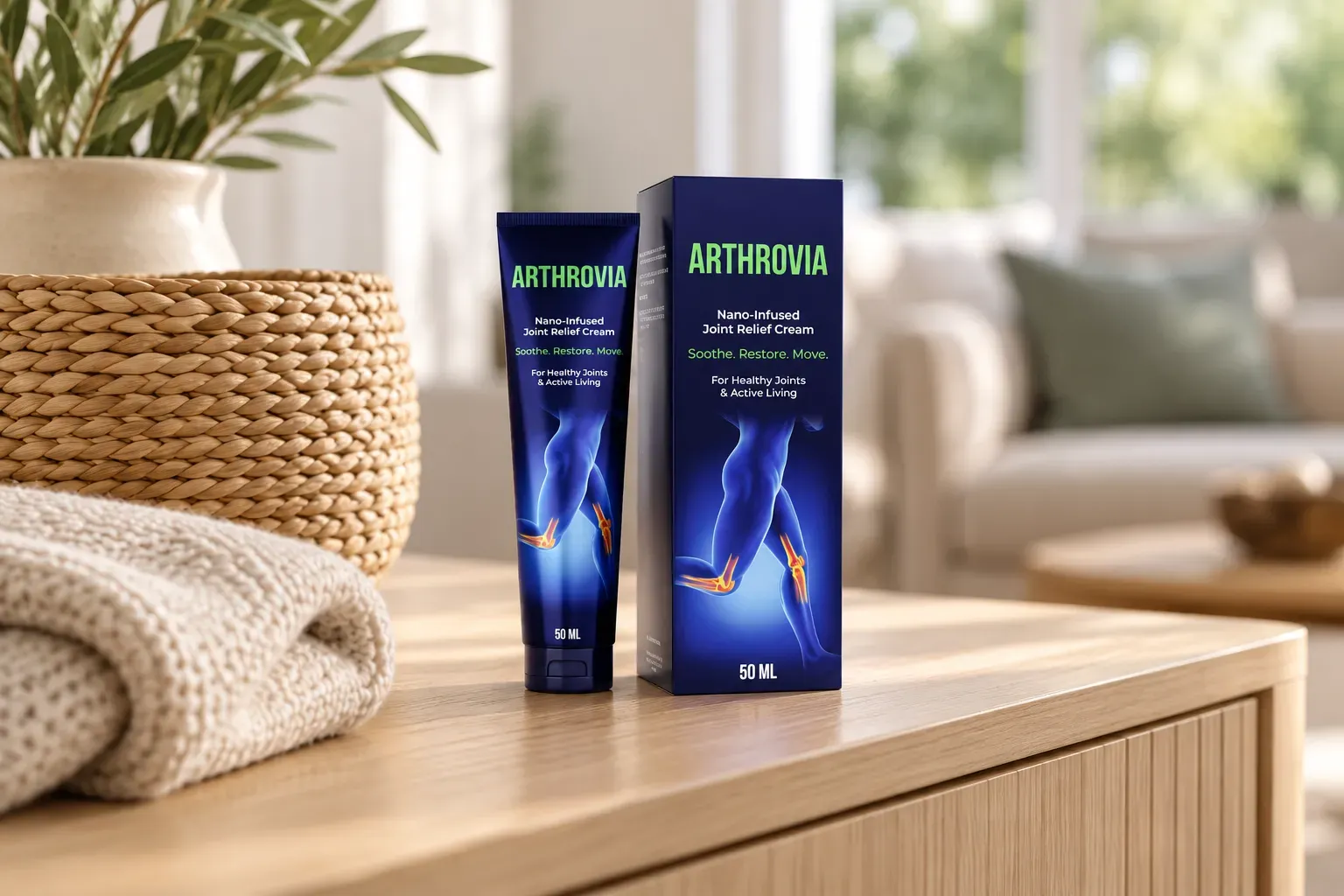 Arthrovia — le produit au quotidien
