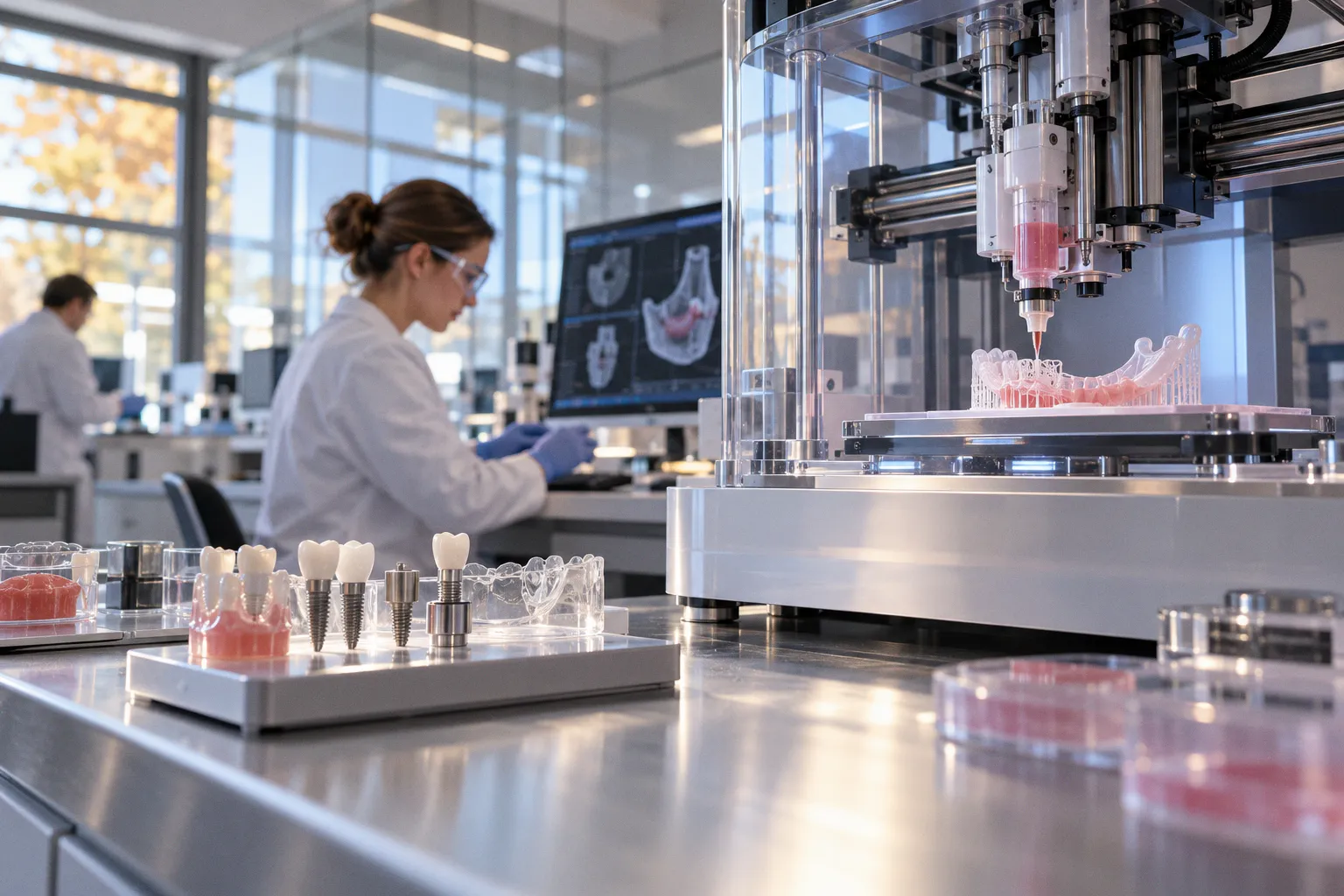 Bio-impression 3D en dentisterie : entre recherche et réalité clinique