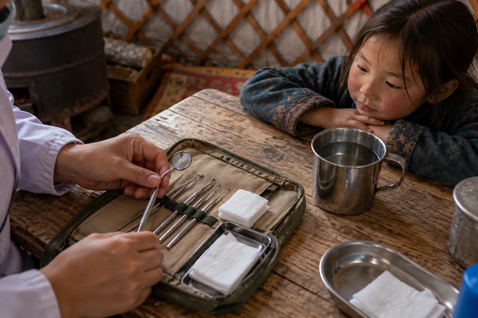 La fondation suisse qui soigne gratuitement les dents des enfants en Mongolie