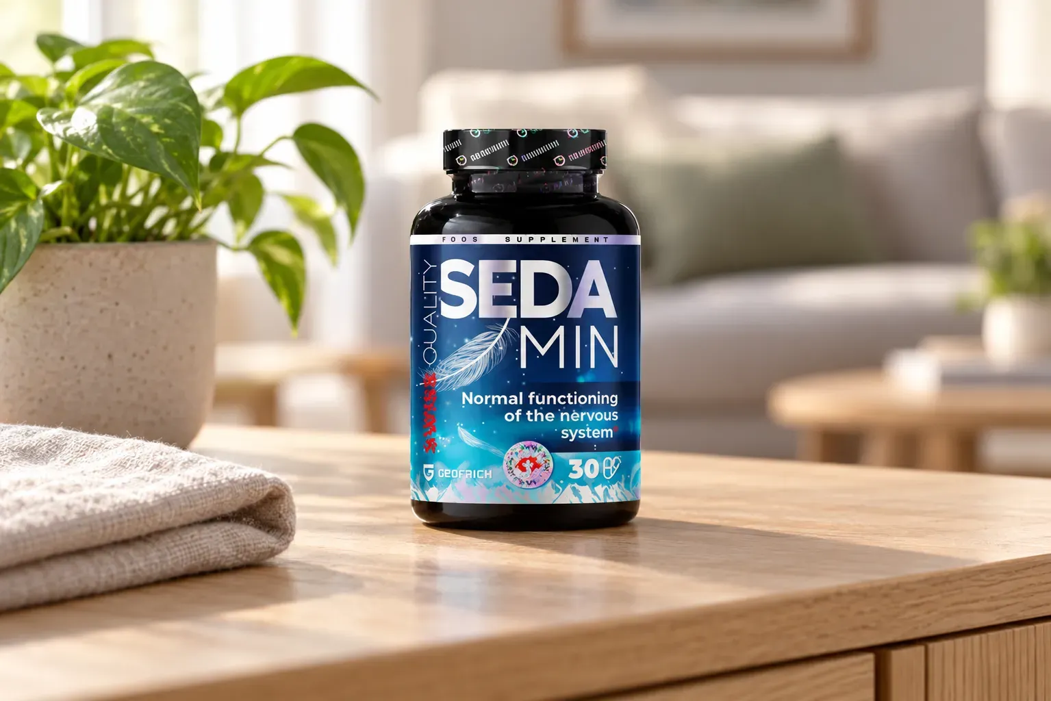 Sedamin — le produit au quotidien