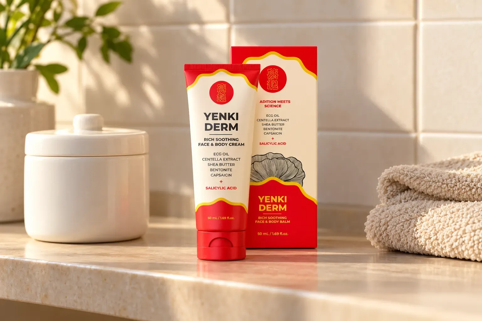 Yenki Derm — le produit au quotidien